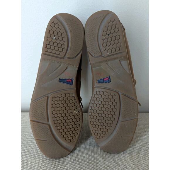 Sperry Top Sider Tan Brown Leather Mens 10.5 M Boat Shoes Nautical Fisherman - Picture 6 of 7